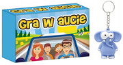 5904988175314 2w1 Gra w aucie Mini + BRELOK DO KLUCZY GUMOWE ZWIERZĘTA Praca zbiorowa