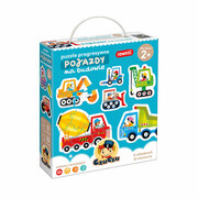 CzuCzu Puzzle progresywne Pojazdy na budowie CzuCzu