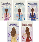 9788328725089 [Zestaw] Rodzina Monet Tom 1 Skarb + Rodzina Monet Tom 2 Królewna Część 1 + Rodzina Monet Tom 2 Królewna Część 2 + Rodzina Monet Tom 3 Perełka Część 1 Marczak Weronika