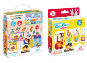 5902983492481 2w1 CzuCzu Puzzle Co robimy W domu 2+ 3+ Puzzle Cyferki Bright Junior Media z o.o. sp. k.