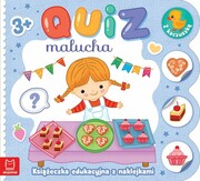 9788382138290 Quiz malucha. Książeczka edukacyjna z naklejkami z kaczuszką 3+ Łanocha Katarzyna