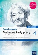 9788326744891 Ponad słowami 4 Maturalne karty pracy Zakres podstawy i rozszerzony Deptuła Izabela, Moszczeńska Hanna, Kostrzewa Joanna, Polińska Anna