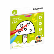 9788366501096 CzuCzu Dłuuugie rysowanki Koloruję Las Bright Junior Media z o.o. sp. k.