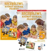 9788381443647 2w1 Szczęśliwi, którzy szukają prawdy 5 Podręcznik do nauki religii+Zeszyt ucznia na 1 lekcję religii tygodniowo Wydawnictwo Jedność