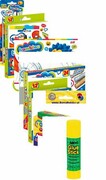 5902277070005 10w1 Pędzelki Bambino 6 sztuk + Flamastry Bambino 12 kolorów + Nożyczki szkolne Bambino z podziałką + Blok rysunkowy A4 Bambino 20 kartek Mini zoo sło ASTRA S.A.
