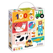 9788366762848 CzuCzu Biblioteczka 100 pierwszych słów 1+ Praca zbiorowa