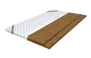 Materac utwardzający 2x Kokos 140x190, topper H4;
