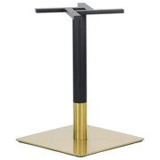 Podstawa stolika SH-3002-6/GB, 50x50 cm, stal nierdzewna w kolorze ZŁOTYM / czarny (stelaż stolika)