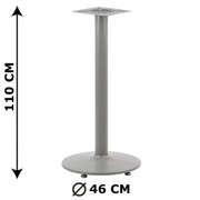 Podstawa stolika NY-B006, wysokość 110 cm, aluminium