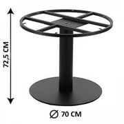 Podstawa stolika SH-3012-1/B, fi 70 cm, do dużego blatu (stelaż stolika)