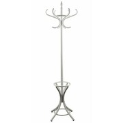 Wieszak drewniany stojący na ubrania WDR-1/BY - biały