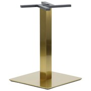 Podstawa stolika SH-3002-6/G, 50x50 cm, stal nierdzewna w kolorze ZŁOTYM (stelaż stolika)