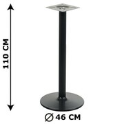 Podstawa stolika NY-B006, wysokość 110 cm, czarna