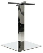 OUTLET - Podstawa stolika SH-3002-6/P, 50x50 cm, stal nierdzewna polerowana (stelaż stolika)