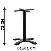 Podstawa stolika żeliwna SH-5009-2/B, (stelaż stolika), kolor czarny