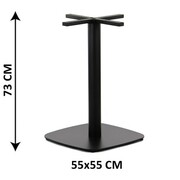Podstawa stolika SH-3050-4/B, 55x55 cm, (stelaż stolika), kolor czarny