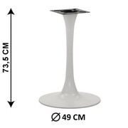 Podstawa stolika SH-9108-1/W, fi 49 cm, (stelaż stolika), kolor biały