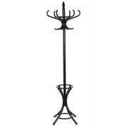 Wieszak drewniany stojący na ubrania WDR-1/BL - czarny