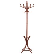 Wieszak drewniany stojący na ubrania WDR-1/B - brąz