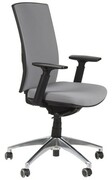 OUTLET - Krzesło biurowe obrotowe KB-8922B-S/ALU z wysuwem siedziska