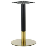 Podstawa stolika SH-3001-5/GB, fi 45 cm, stal nierdzewna w kolorze ZŁOTYM / czarny (stelaż stolika)