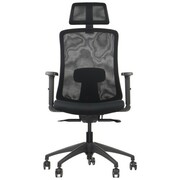 OUTLET - Ergonomiczne obrotowe krzesło biurowe MORTON czarny