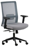 OUTLET - Krzesło obrotowe biurowe RIVERTON M/L szary