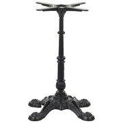 Podstawa stolika żeliwna SH-5024-4/B, (stelaż stolika), kolor czarny