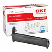 Oryginalny bęben do OKI C5650 CYAN moduł bębna do drukarki C5650 /C5750 OKI oem 43870007