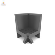 Ława do łaźni parowej TREND - narożnik wewnętrzny prosty Ława do łaźni TREND - narożnik wewnętrzny prosty inni