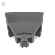 Ława do łaźni parowej HIGH LINE - narożnik wewnętrzny okrągły Ława do łaźni HIGH LINE - narożnik wewnętrzny okrągły inni