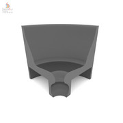 Ława do łaźni parowej COMFORT - narożnik wewnętrzny okrągły Ława do łaźni COMFORT - narożnik wewnętrzny okrągły inni