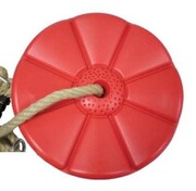 Huśtawka Kwiatek , siedzisko plastikowe - czerwona