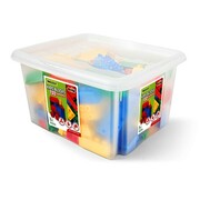 WADER ZABAWKI DLA DZIECI 41270 KIDS BLOCKS KLOCKI KONSTRUKCYJNE 132el. w pojemniku