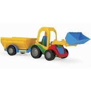 WADER ZABAWKI DLA DZIECI 35203 TRAKTOR ŁADOWARKA PRZYCZEPA Color Cars Plac Zabaw