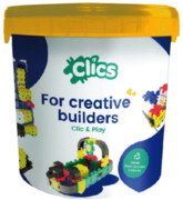 CD007 Klocki konstrukcyjne CLICS Belgia - 10w1 Drum 275el.