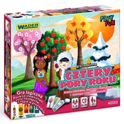 42513 CZTERY PORY ROKU WADER GRA RODZINNA PLANSZOWA 2W1 GRA LOGICZNA