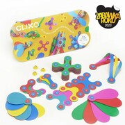 CL-5966 CLIXO RAINBOW 42 el. UKLADANKA MAGNETYCZNA, ELASTYCZNE KLOCKI
