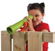 Luneta, teleskop na plac zabaw limonka/pomarańcz