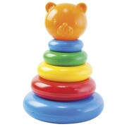 WADER ZABAWKI DLA DZIECI 42310 PIRAMIDKA SORTER UKŁADANKA 7el. ZABAWKA SENSORYCZNA MONTESSORI