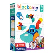 301003 Blockaroo Piankowe klocki magnetyczne STATEK 10el. Zabawka STEM do kąpieli +18m