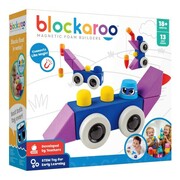 301004 Blockaroo Piankowe klocki magnetyczne ROADSTER 13el. Zabawka STEM +18m