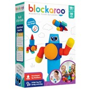 301001 Blockaroo Piankowe klocki magnetyczne ROBOT 10el. Zabawka do kąpieli STEM +18m