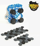 CL-8020 CLIXO DESIGNER PACK 9el. KREATYWNE KLOCKI MAGNETYCZNE CZARNOSZARE