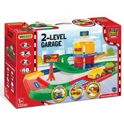 53010 GARAŻ 2 POZIOMY TRASA 3,4M +AUTO z PRZYCZEPĄ Wader Play Tracks Garage
