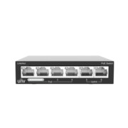 Switch PoE 4+2 10/100Mbps, 60W NSW2020-6T-POE-IN UNIVIEW