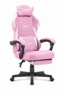 Fotel gamingowy Cabro C502 Różowy - Biały Tkanina Cabro