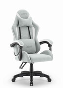 Fotel gamingowy Cabro C500 Szary- Biały Tkanina Cabro