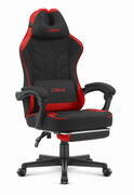 Fotel gamingowy Cabro C504 Czarny - Czerwony Tkanina Cabro