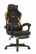 Fotel gamingowy Cabro C502 Czarny - Pomarańczowy Tkanina Cabro
